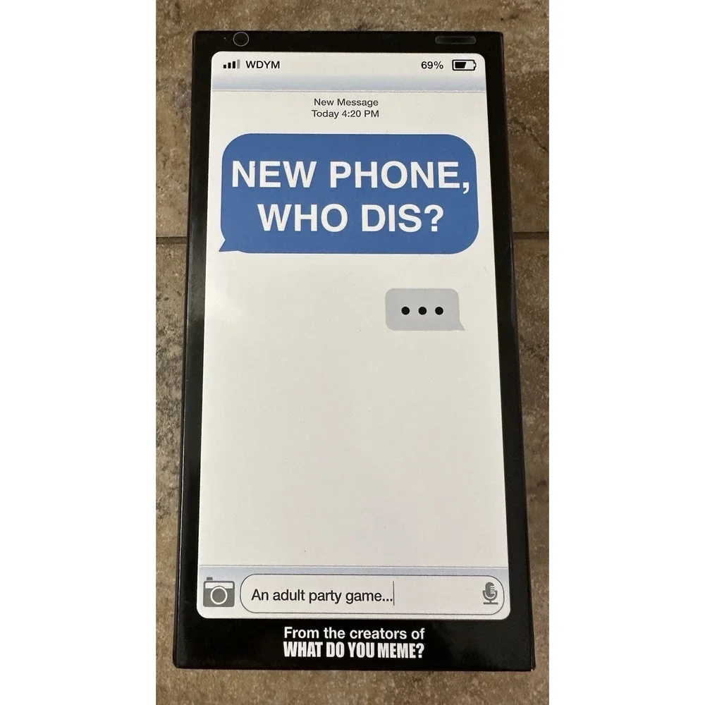 New Phone, Who Dis? Adult Party Game by What Do You Meme VGC